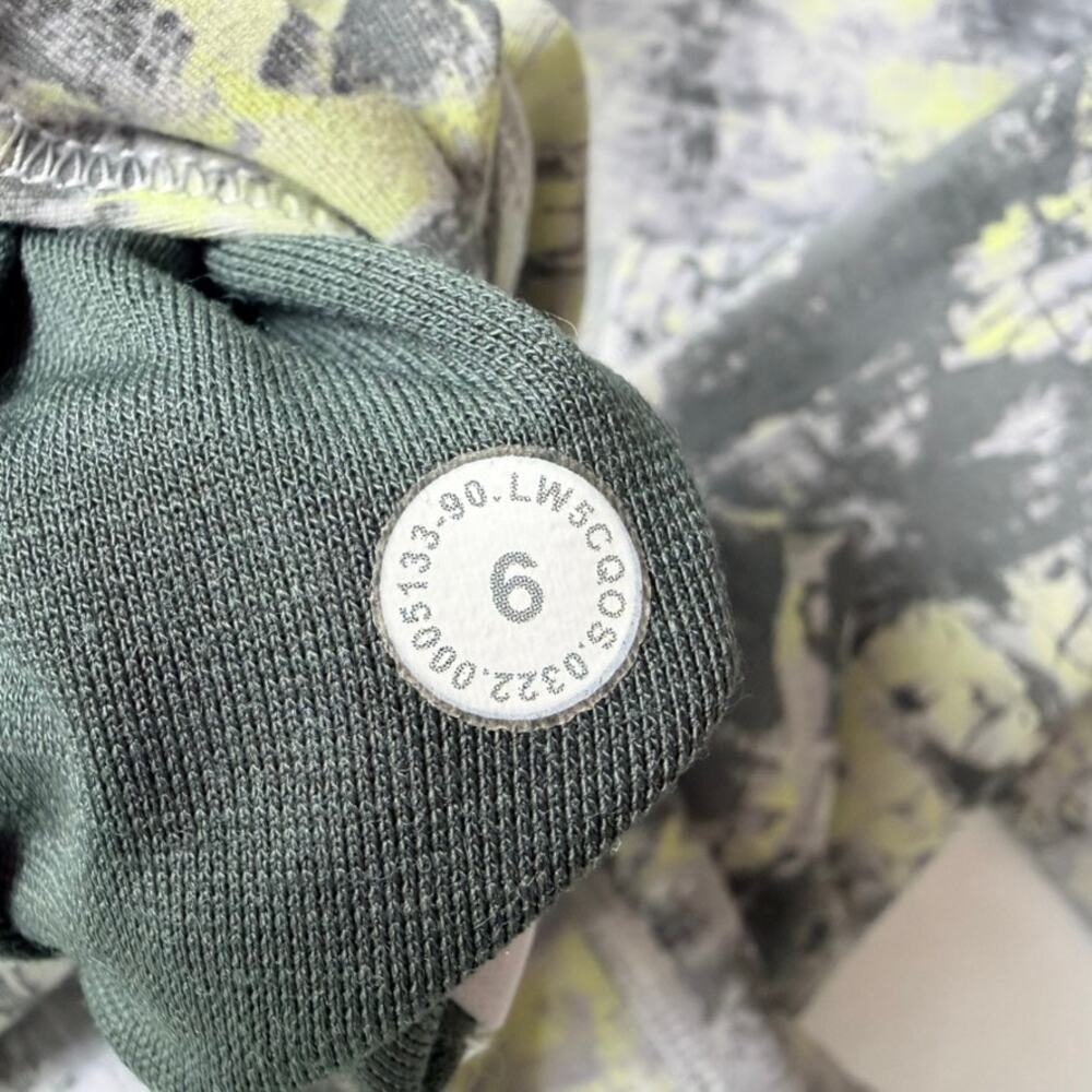 Lululemon Wunder Train High-Rise Tight Size 6 Grey Spruce Green Yellow Run Gym - Picture 7 of 7